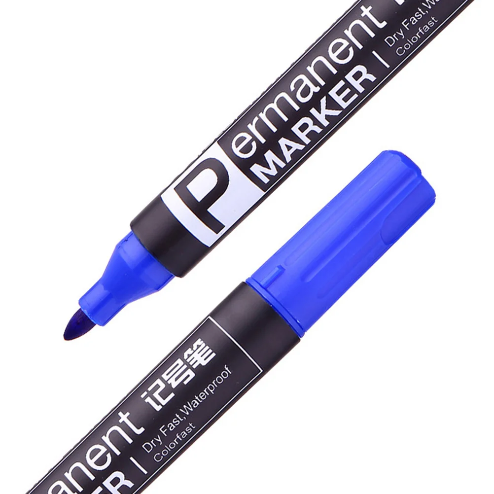 

3 шт. маркеры для краски на масляной основе, водостойкие перманентные чернила, быстросохнущие, с низким запахом для нескольких поверхностей, товары для художественного дизайна, красный, черный, синий