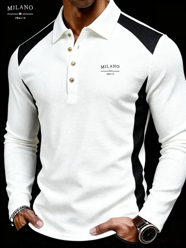 Imagen 2 del producto Suéter de moda con capucha de manga larga Henry de punto informal para hombre para Otoño Invierno