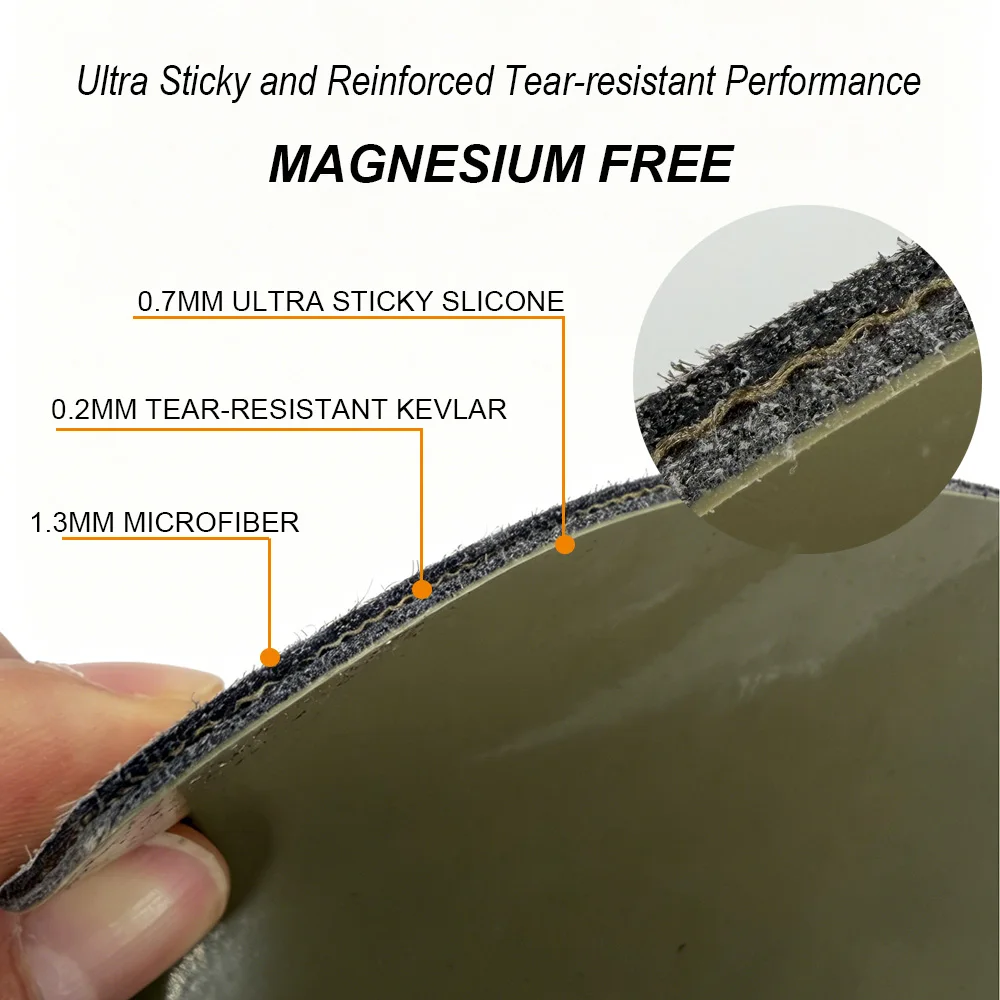 Magnesiumfreie Silikon-Kevlar Gymnastik-Handgriffe für Crossfit Pull-Up WOD Heimtraining Ultra-Klebrig Kreidefrei – Detail 2
