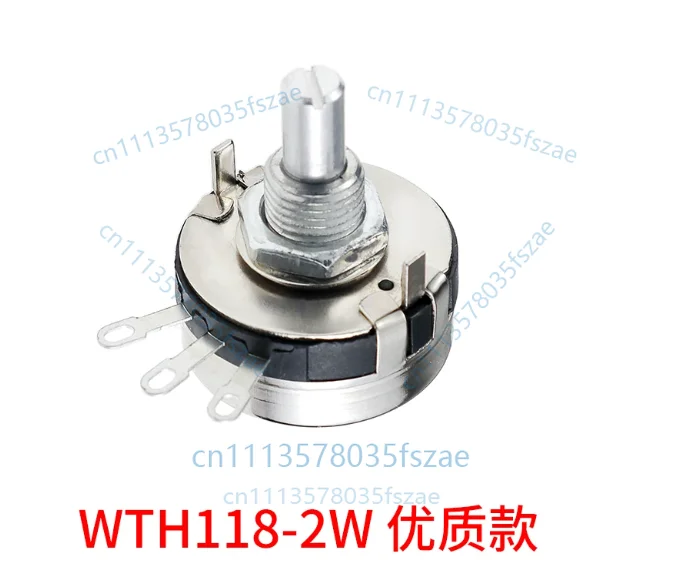 Accessories 1 pcs wth118-1a 2w single-turn carbon film inverter electric slotter with knob 1k 2k2 4k7 10k 22k 47k100k