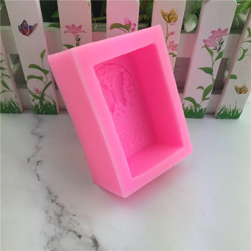 1 Pc Rectangle Silicone Soap Mold Crafts Handmade Craft 3D Insect Soap Mold Soap Molds For Soap Making DIY Tool