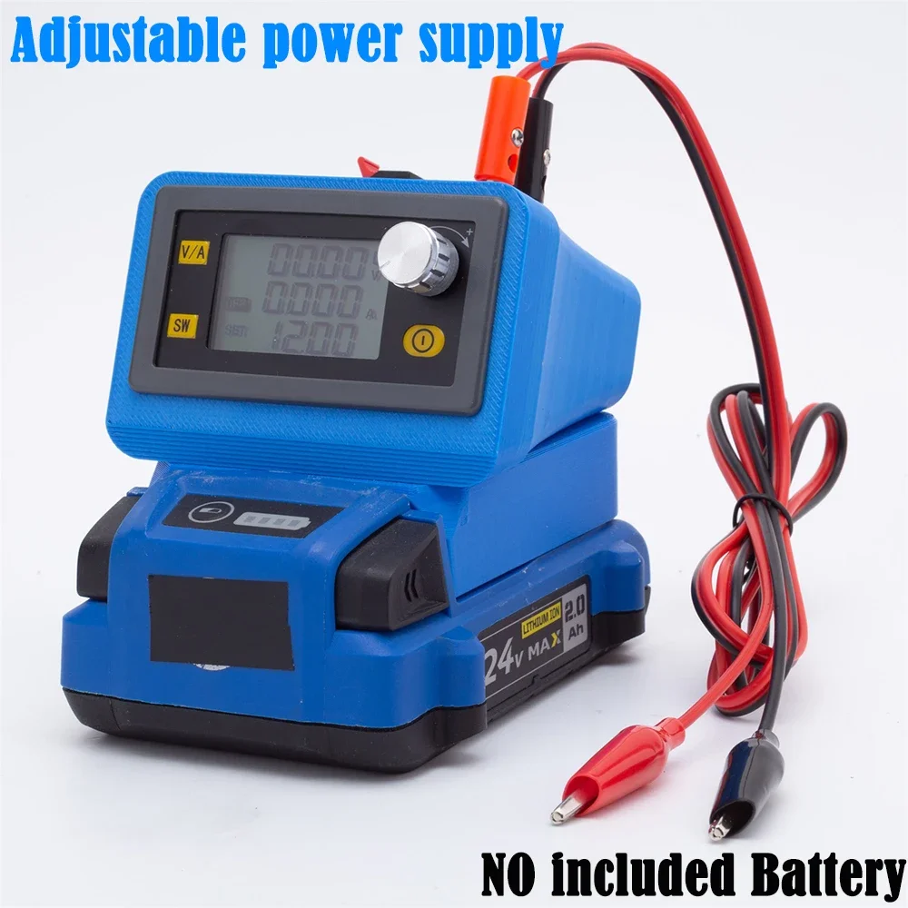 Portable Battery CNC Adjustable Power Supply Buck Boost Converter For Kobalt 24V Lithium Battery DC Voltage Stable (NO Battery)