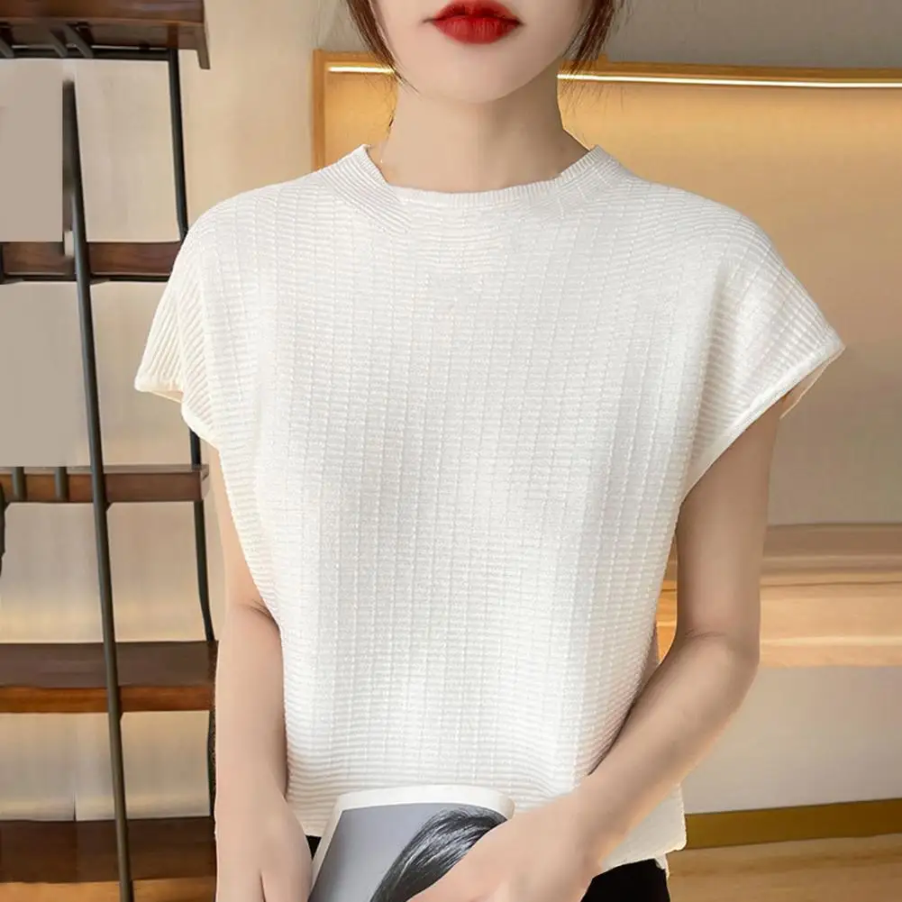 2025 Ladies Girls Causal Tee Blouse Top Women T-shirt Short Sleeves Spring Summer Solid Color Breathable S to 2XL Womenswear