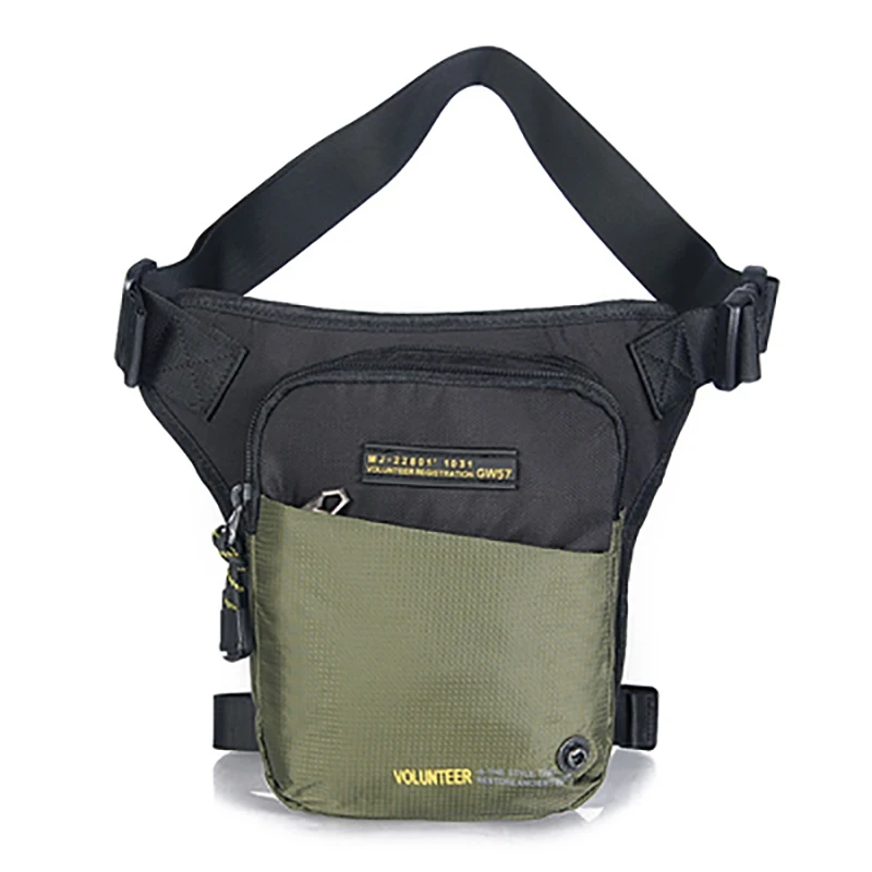 Motorcycle Rider Drop Leg Bag Waist Pack for Men Travel Assault Male Nylon Belt Messenger Cross Body Fanny Pack Hip Thigh Bags