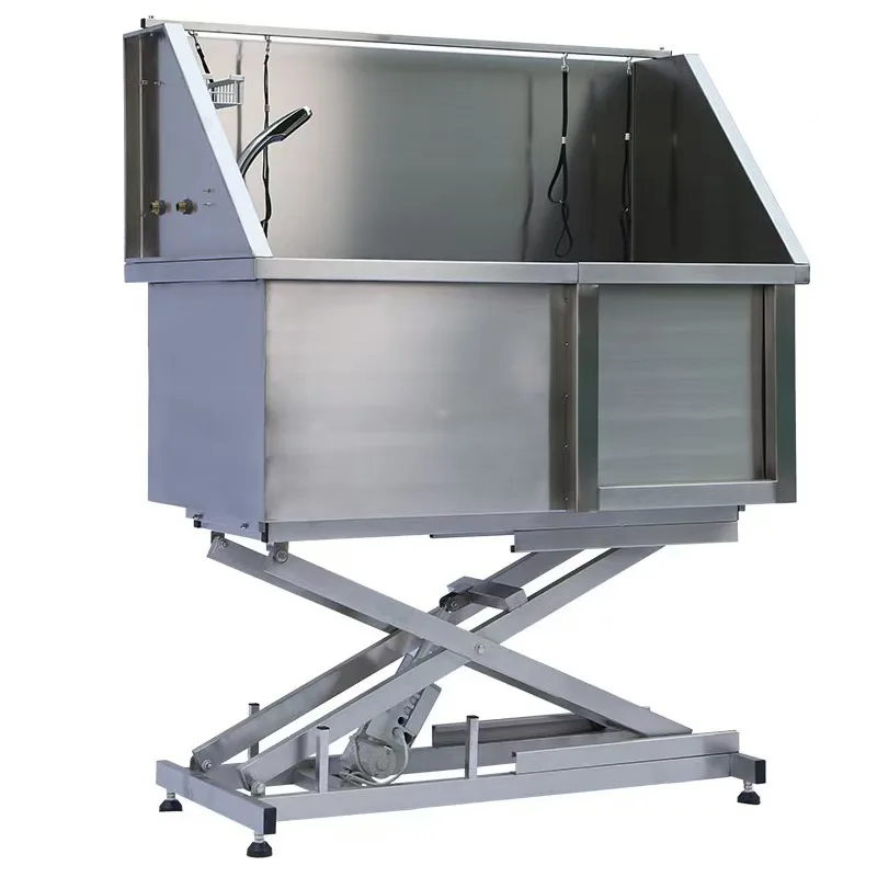

304 Stainless Steel Luxury Automatic Lift Veterinary Grooming Bath Tub Large Pet Dog Bathing for Cats Convenient Bathroom