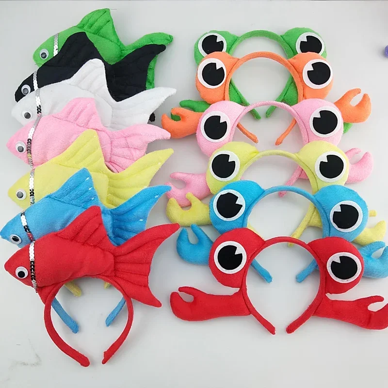 Cute Women Girls Kids Animal Fish Crab Headband Hairband Head Wear Party Cosplay Costume Props Halloween Wedding Festival