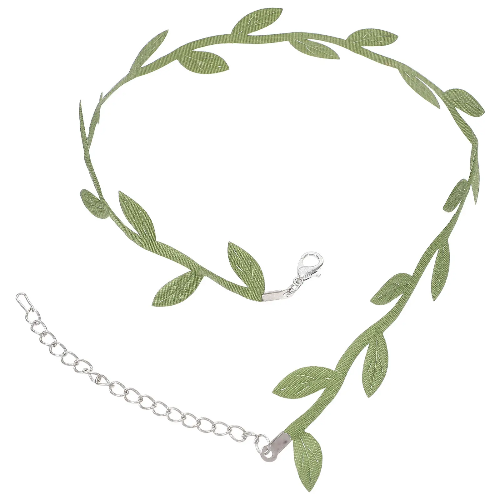 Elegant Leaf Necklace for Women Fashion Delicate Pendant Fine Workmanship Green Trendy Jewelry Gift for Her Birthday Anniversary