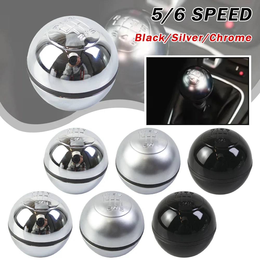 5 6 Speed Gear Shift Knob Handball Lever Shifter Cap Cover For Alfa Romeo Giulietta 2010 2011 2012 2013 2014 2015 2016 2017 2018