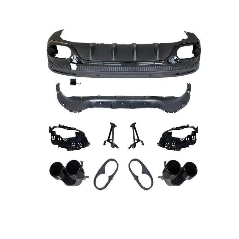 

Suitable for Mercedes Benz GLB X247 modified GLB AMG rear lip tailpipe body kit rear bumper diffuser 20+