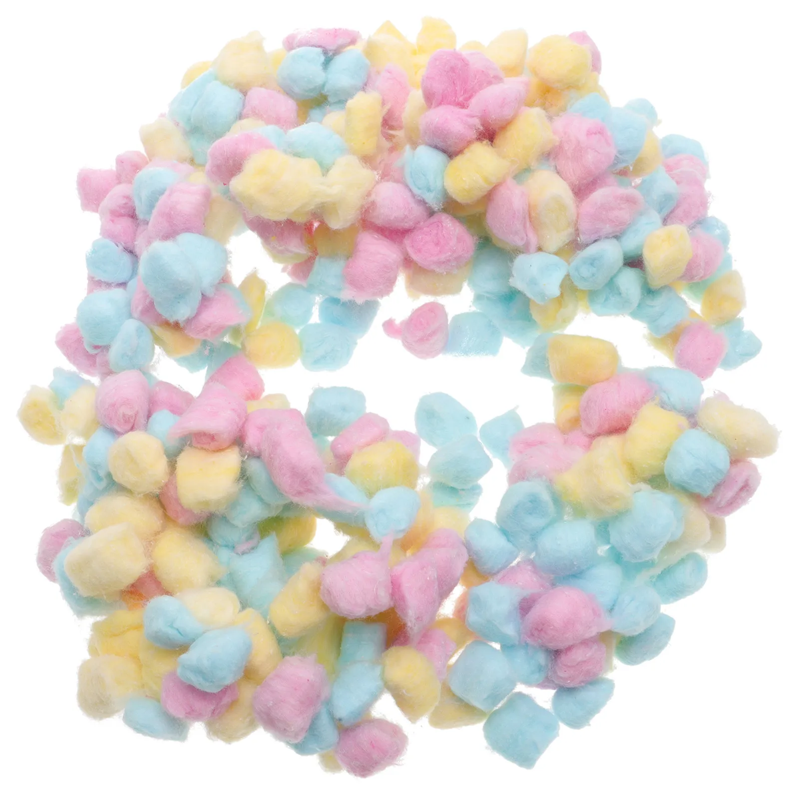 

1Pack Colored Cotton Balls Baby Newborn Face Cleaning Makeup Removal Soft Absorbent Small Size for Crafts Pets Nest Eco Friendly