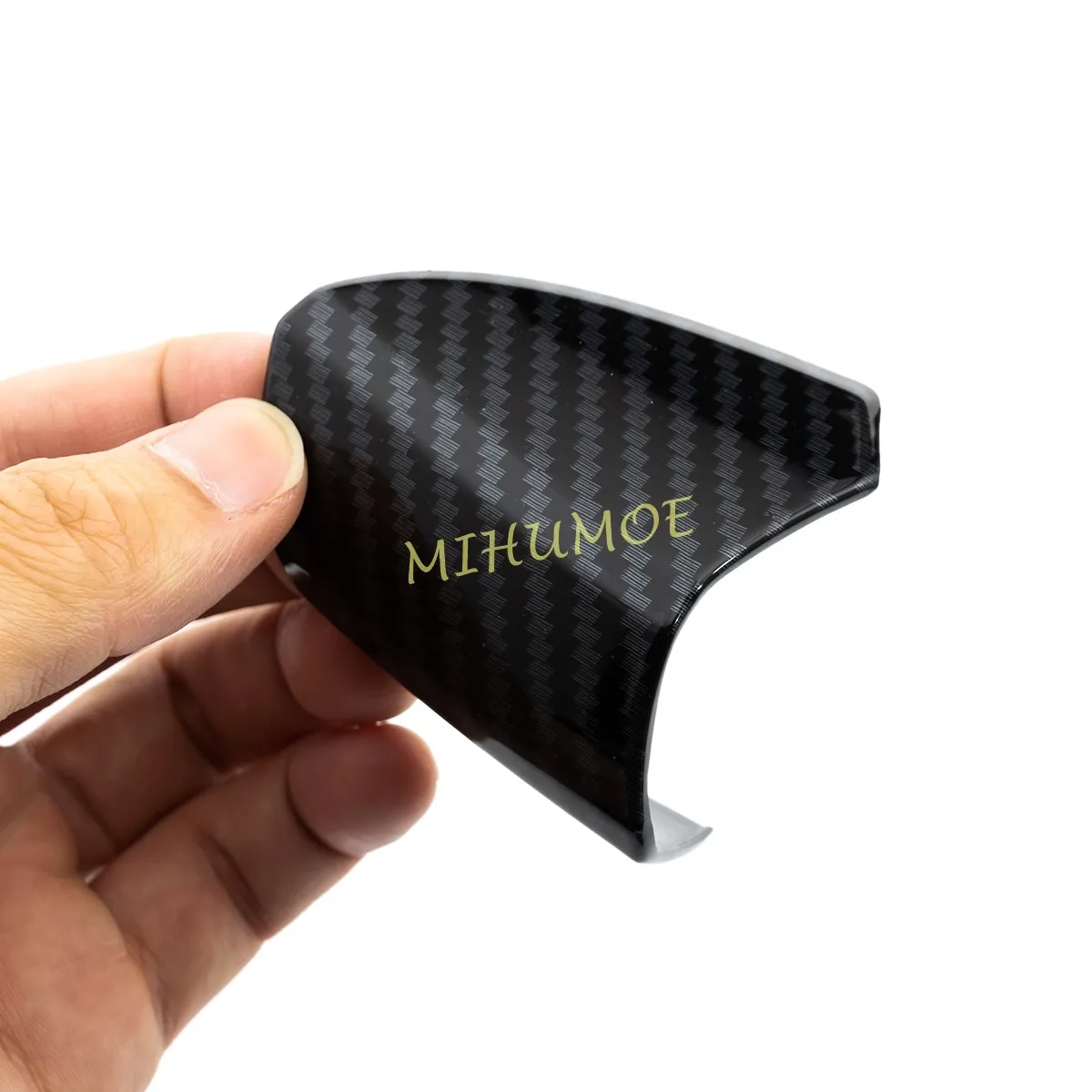 لمرسيدس بنز GLE GLA GLK CLA B C E M الفئة LHD ألياف الكربون مقبض باب السيارة قطاع غطاء الكسوة ث/مفتاح W166 X156 X204 C117 #5