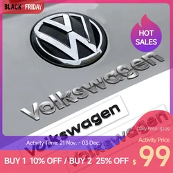 New Car Styling 3D Volkswagen Metal Chrome Zinc Alloy Emblem Car Body Badge Sticker Auto Accessory For Volkswagen VW Tiguan