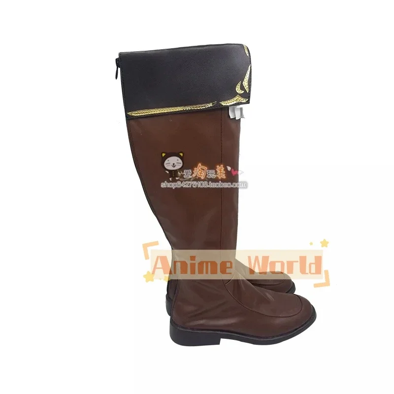 Game Honkai Impact 3 Otto Apocalypse Cosplay Shoes PU Leather Shoes Halloween Carnival Boots Prop Custom Made