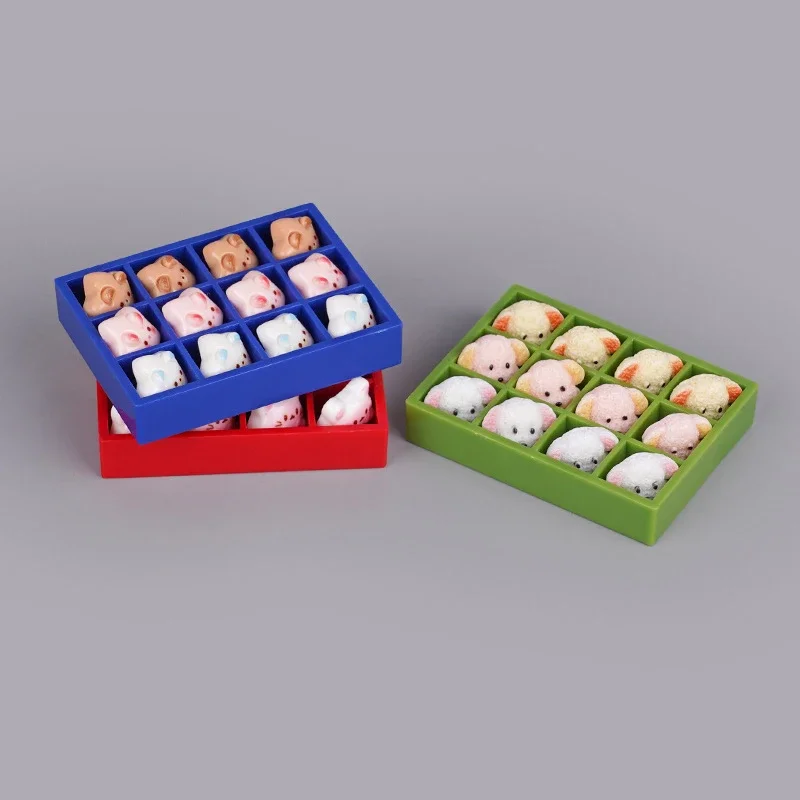 

Miniature Dollhouse Food Accessory; 1/12 Scale Five-Pointed Star Biscuits with Puppy Cat Tray
