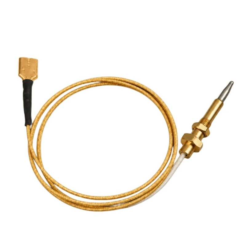 Thermocouple Component for C23 Gas Stove Flame-Failure Assembly Repair with Threaded End and Flat Connection End high quality