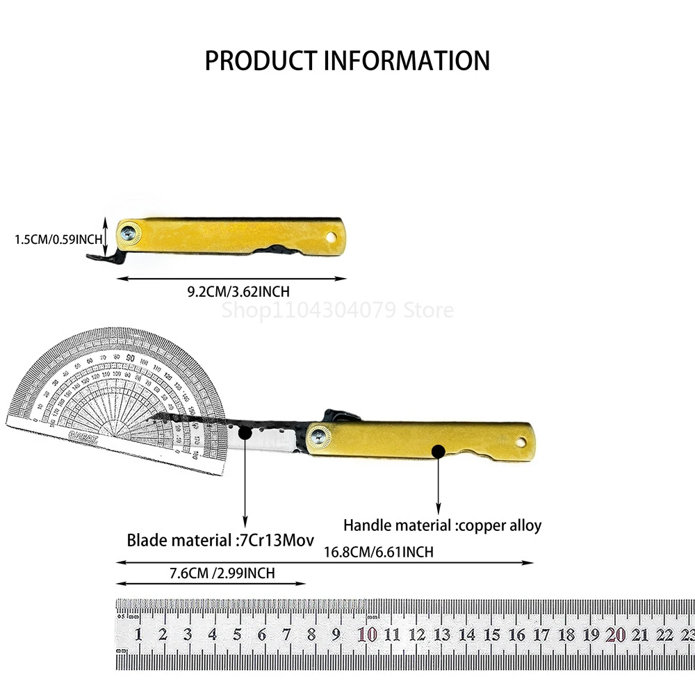 Mini Outdoor Lightweight Folding Knife Wilderness Adventure Camping Trekking Utility Knives EDC Hiking Fishing Camping Cutter