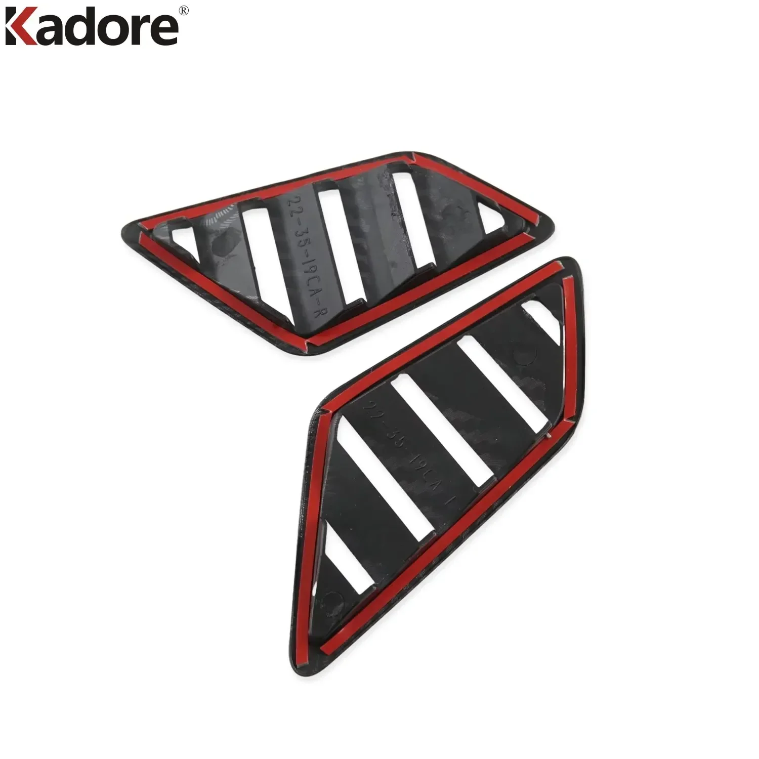 لميتسوبيشي أوتلاندر 2022 2023 2024 2025 ألياف الكربون الجانب الأمامي غطاء فتحة التهوية منفذ لوحة الإطار الكسوة الملحقات الداخلية #6