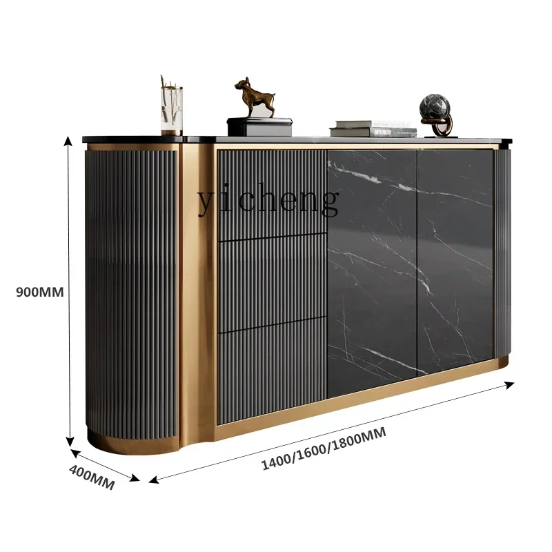 

side cabinet modern minimalist entrance cabinet home paint high-end living room locker