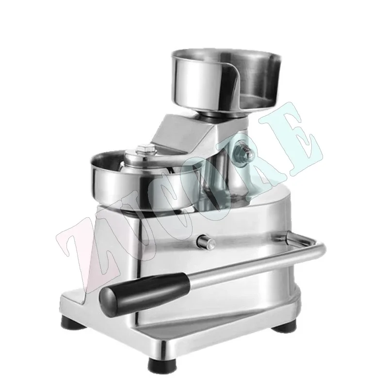 

Пресс для гамбургеров 100-150 мм, ручная машина для изготовления гамбургеров, круглая машина для формирования мяса, формовочная машина для гамбургеров, машина для изготовления пирожков для гамбургеров