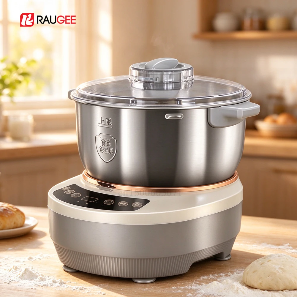 Electric Dough Mixer 7L Stainless Steel Bowl Automatic Dough Kneader With Ferment Function Multifunctional Flour Mixing Machine