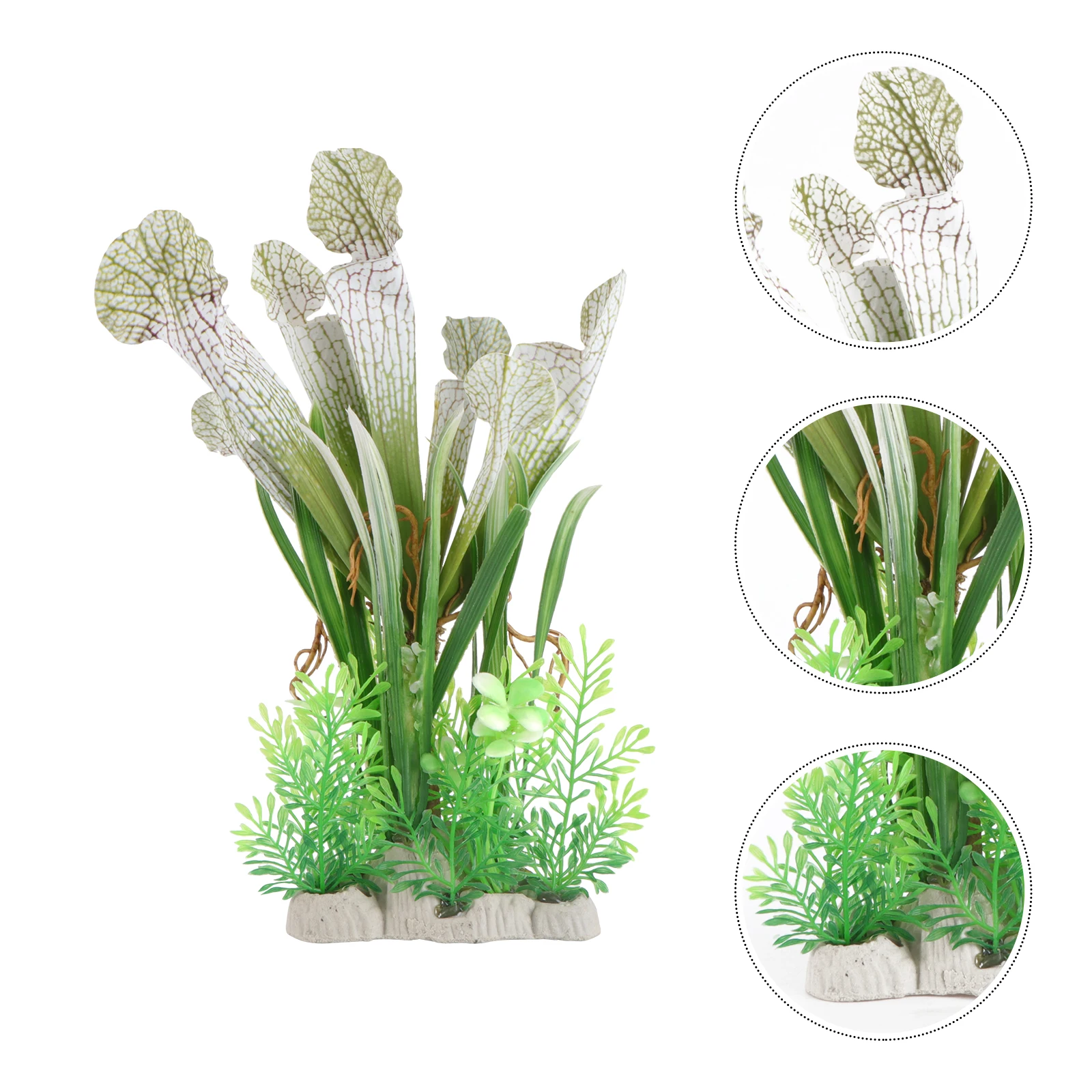 

Artificial Aquatic Plants Simulation Water Grass Fish Tank Decorations Realistic Shape Safe for Fish Environment Friendly