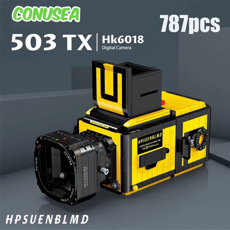 

Creative Digital Camera 503Tx Building Blocks Model Diy Bricks Block Puzzle Children Toys for Boys Kids Christmas Brithday Gifts