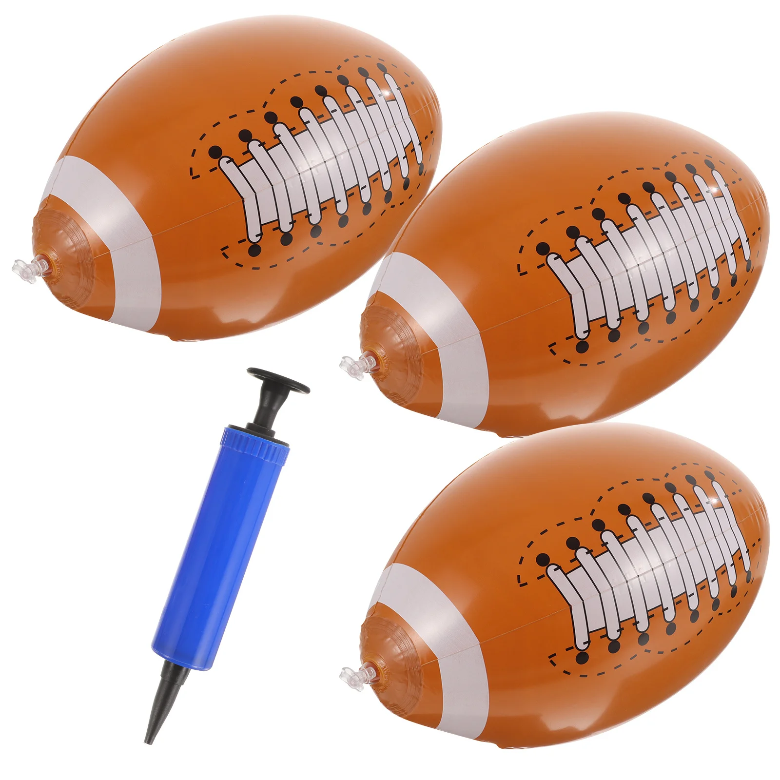 1 Zestaw Nadmuchiwana Piłka do Rugby Letnia Piłka do Pływania na Basen Plaża Lekka Dziecięca Dekoracja Sportowa na Zewnątrz Wielokrotnego Użytku Redukująca Stres