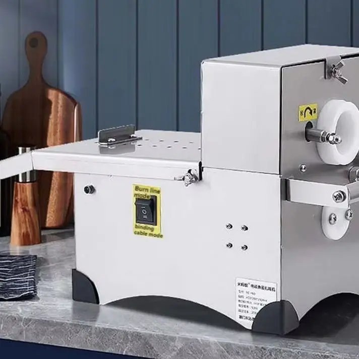 Hot Dog Tying And Cutting Machine Stainless Steel Sausage Tying Machine Commercial Automatic 220V