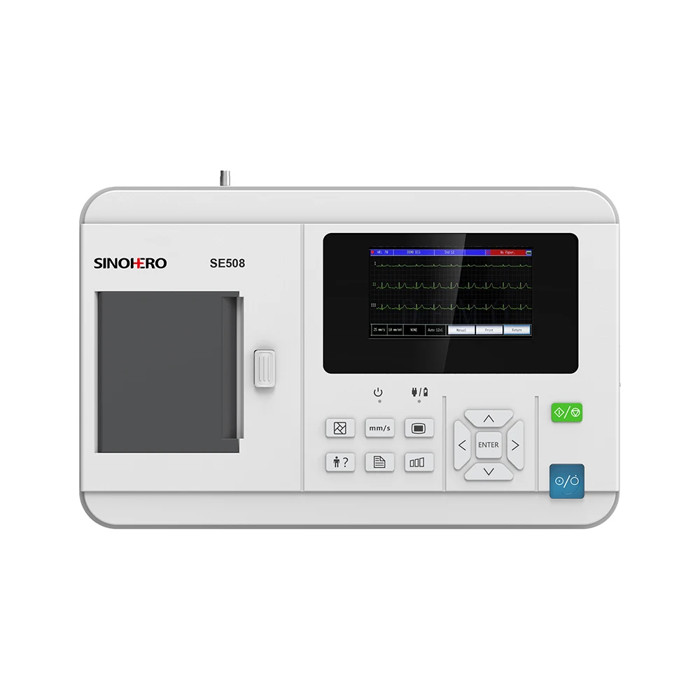 Électrocardiographe Ecg Portable à 12 Plomb, Machine à 3 Canaux, Prix Bon Marché