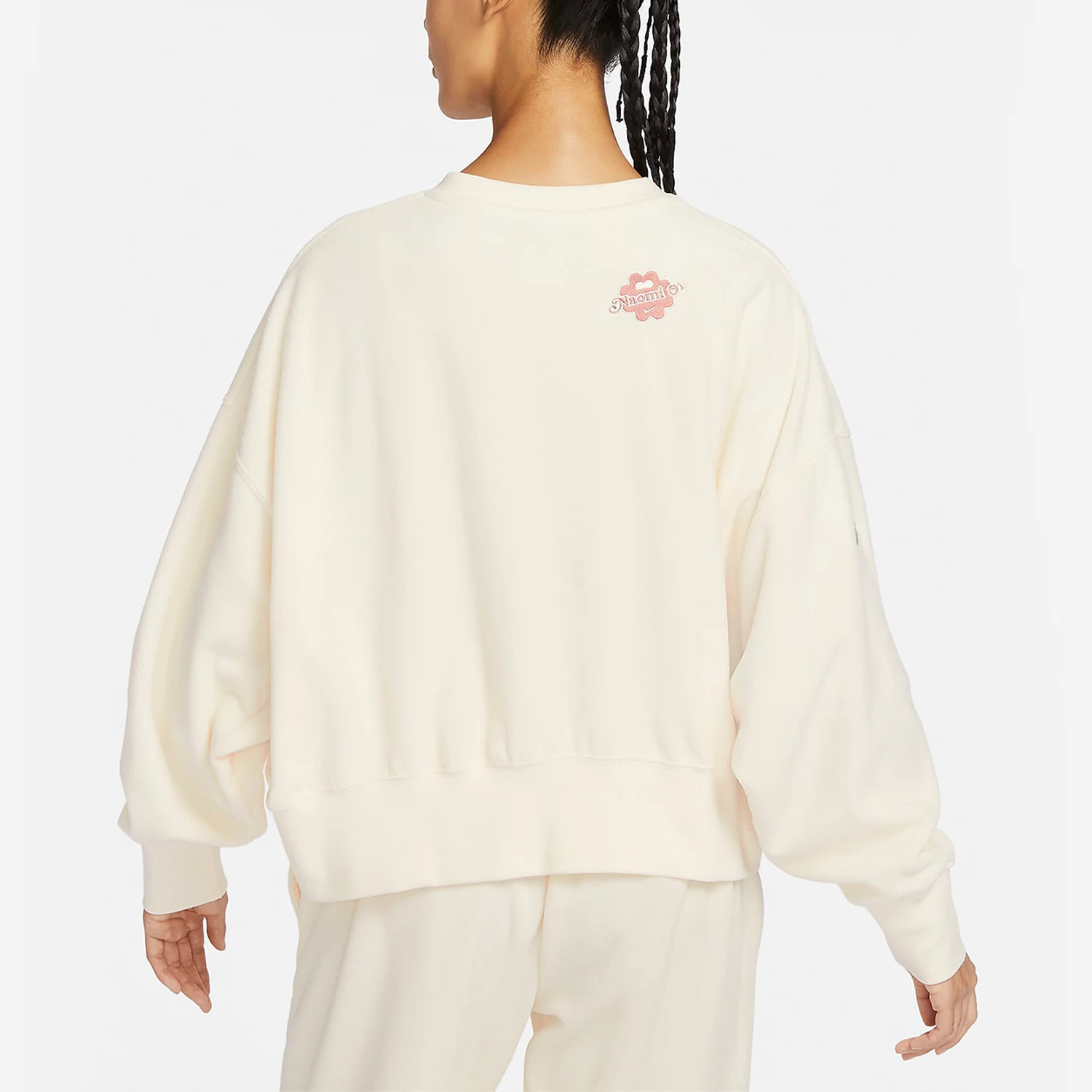 Nike genuine new women's round neck fleece casual pullover hoodie FD5505-110