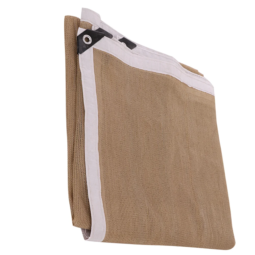 

1Pcs Sunshade Net Outdoor Beige 2x2m Breathable Foldable Sun Block Net for Garden Patio Balcony Sail Shade Sail