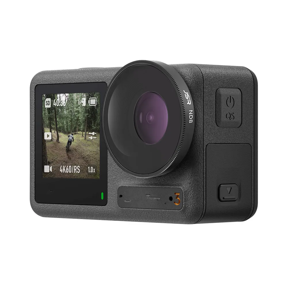 Imagem -04 - Filtro Lente Filtro uv Nd8 para Dji Osmo Ação Substituição de Vidro Óptico Cpl Polarização Filtro Sports Câmera Acessórios 1pc