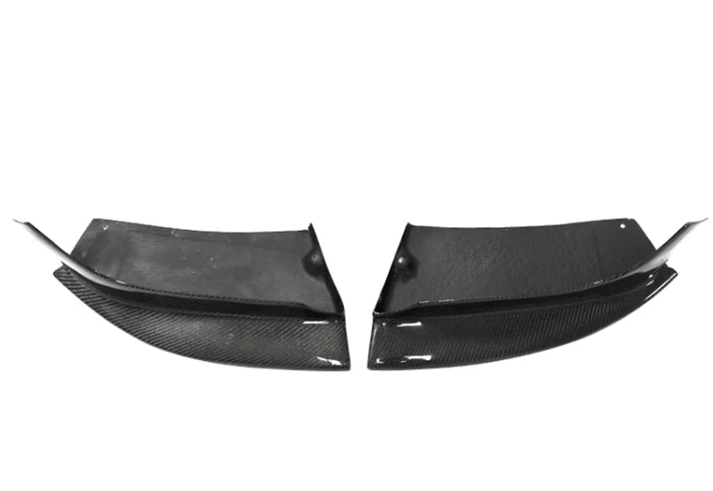 For BMW 1 Series E82 1M Coupe Sedan 2011 2012 2013  Real Carbon Front and Rear Bumper Splitter Diffuser Side Spoiler Cover