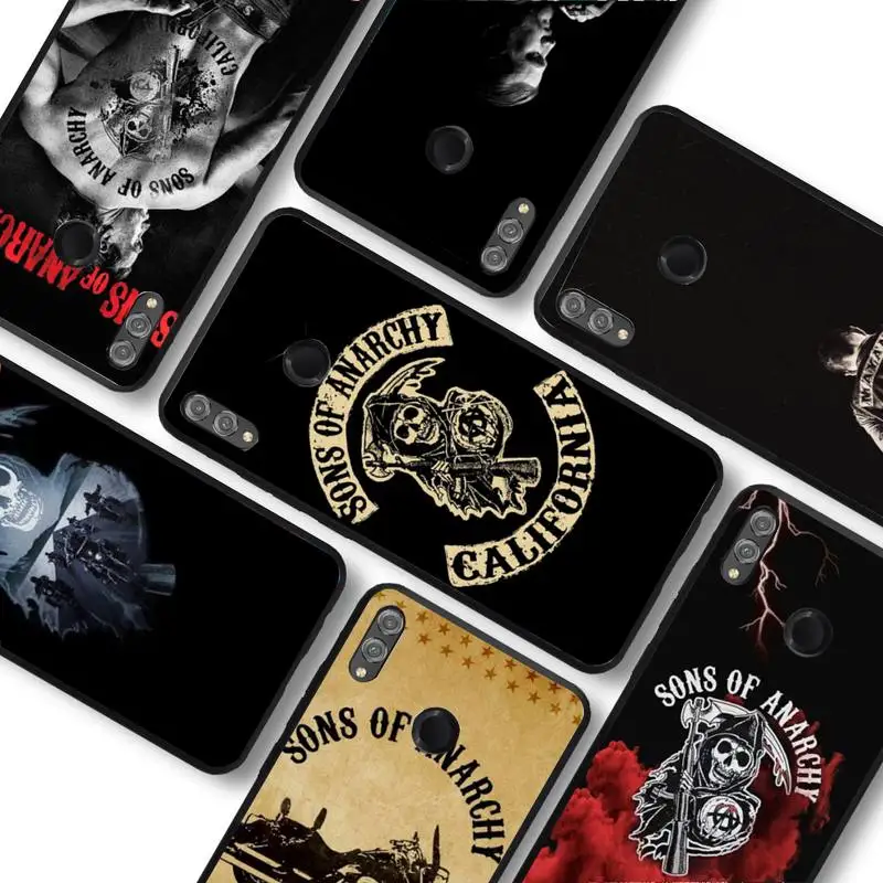 FHNBLJ Sons of Anarchy Phone Case for Samsung A51 A30s A52 A71 A12 for Huawei Honor 10i for OPPO vivo Y11 cover