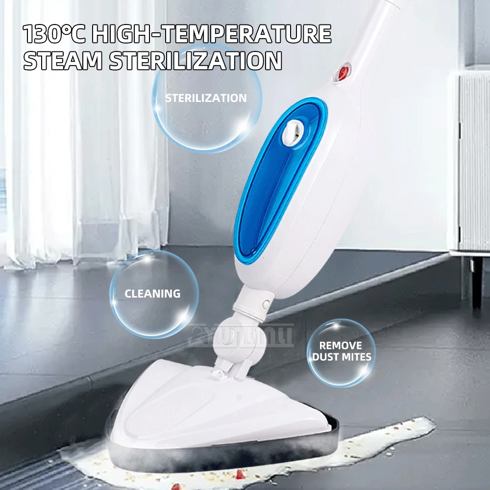 Бытовая паровая швабра, ручная высокотемпературная швабра для чистки, многофункциональная паровая электрическая швабра