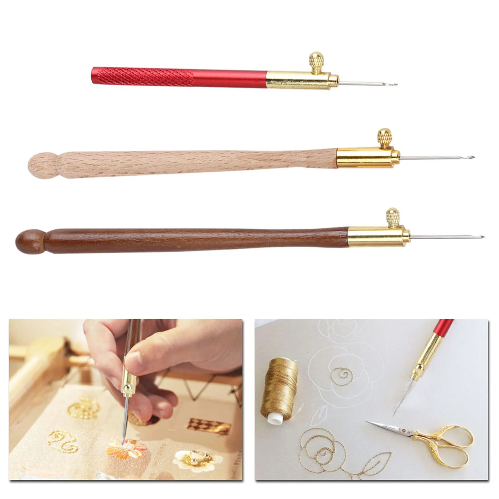 Вязальный крючок для бисероплетения, бусины, игла для вышивки, бисероплетения, вязания, инструмент для шитья, игла для вышивки, вязаный крючок