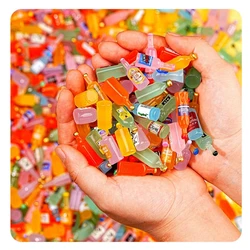 5/10pcs Mixed Mini Resin Simulation Wine Drink Bottles Miniature For Doll House Decoration Dollhouse Kitchen Accessories