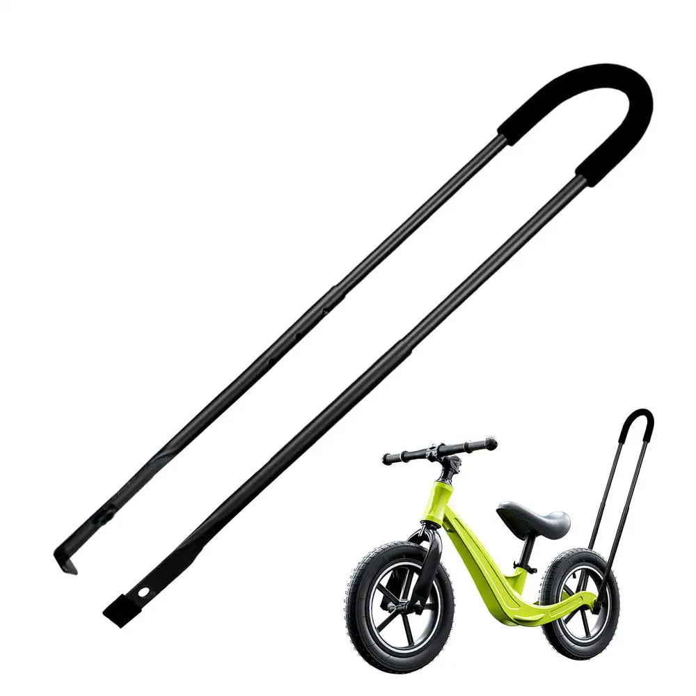 AliExpress NONE Bike Training Balance Handle for Kids 4 Adjustable Height Teaching Riding Cycling Stick for 3-8 Year Olds Kids Toddler Boy Girl