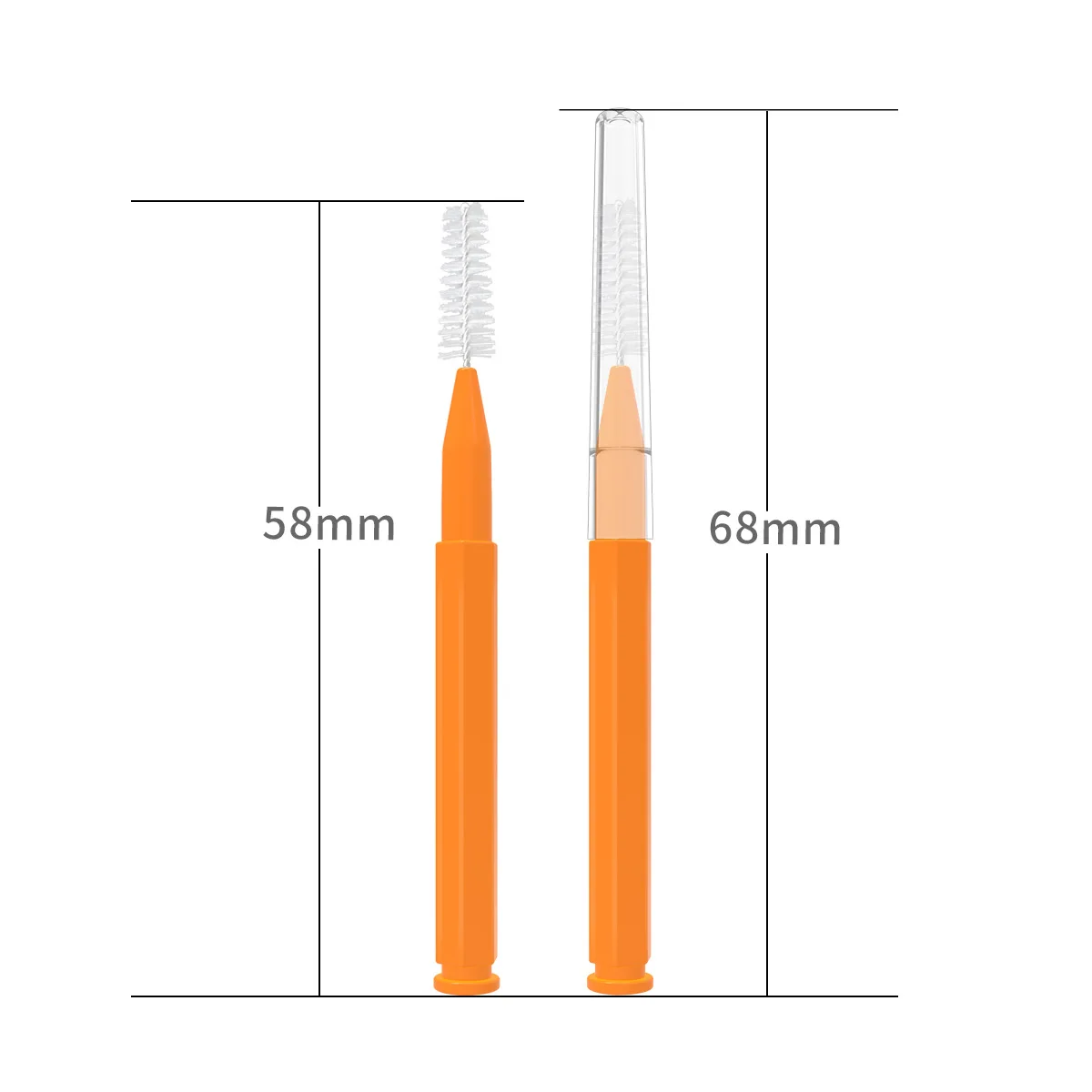 Escovas interdentais para cuidados de saúde, Escova dentária ortodôntica, Ferramenta de higiene oral, Limpadores interdentais, Escova, 30pcs