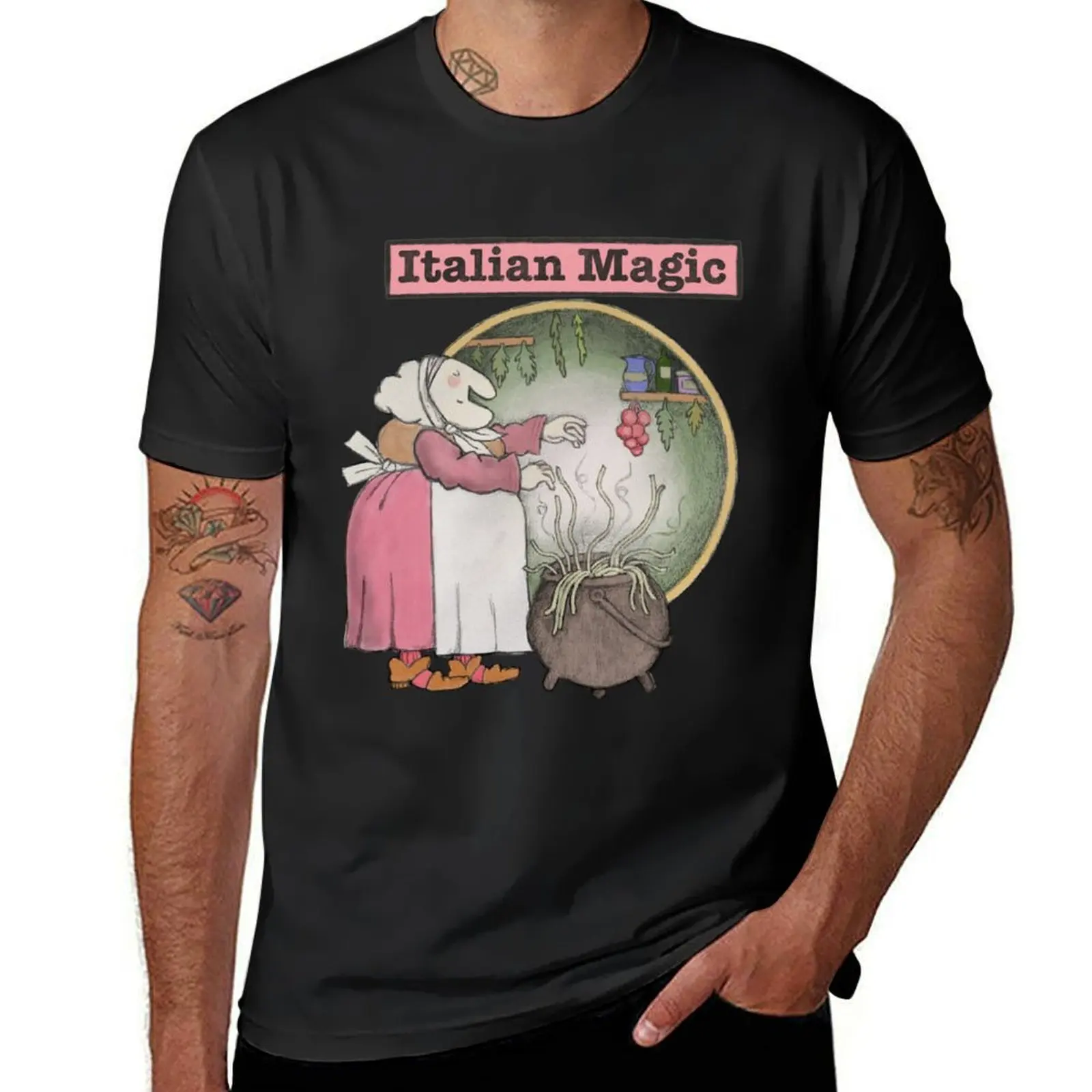 

Strega Nona Italian Magic T-Shirt vintage clothes graphic t shirt vintage graphic t shirts mens clothes