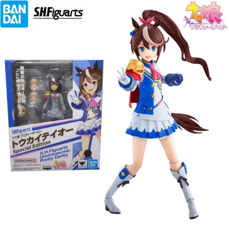 

Bandai In Stock Collectible Anime Characters Pretty Derby Tokai Teio Shf Original Box Garage Kit Original Statue Action Figure