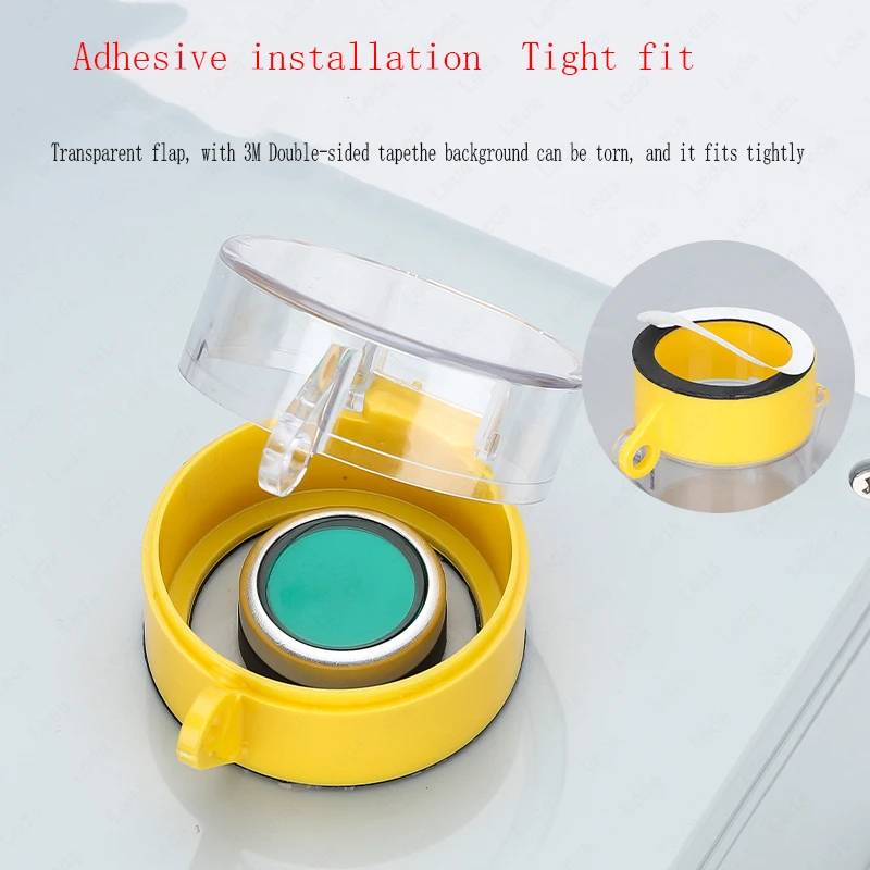 1 pcs 16 22 30mm Emergency Stop Button Protective ButtonSwitch Cover Elevator Button Protective Cover Transparent Dust Cover