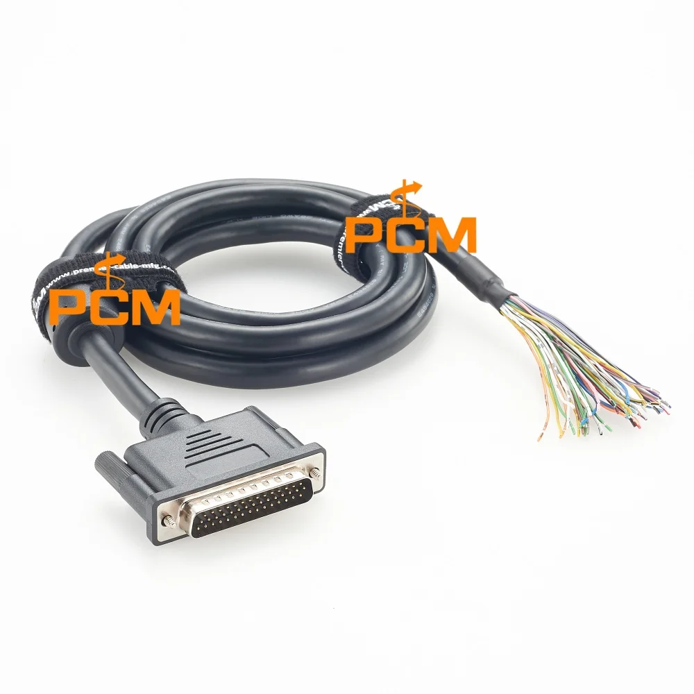 HD44 Stecker auf offenes Kabel, 44-poliges D-Sub Breakout-Kabel, Industriesteuerungs-Kabelbaum für SPS-Automatisierungssysteme – Detail 2