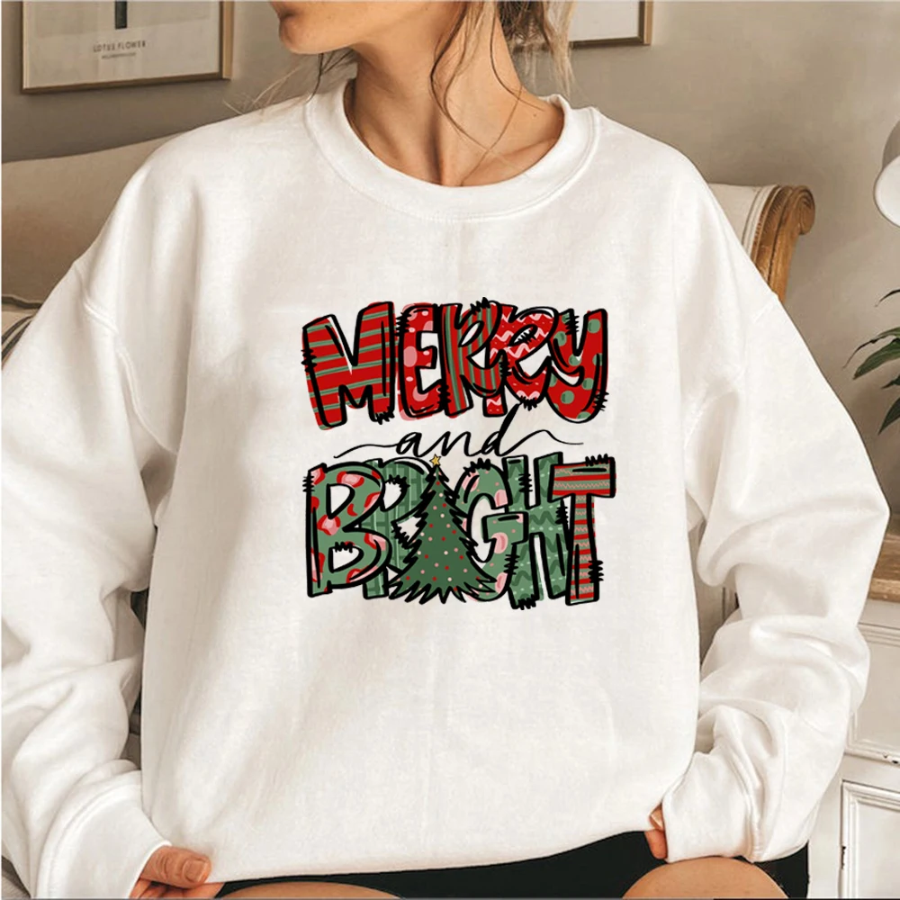 

Merry Christmas Sweatshirt Womens Christmas Hoodie Long Sleeve Pullovers Christmas Tree Sweatshirts Vintage Women Hoodies Tops