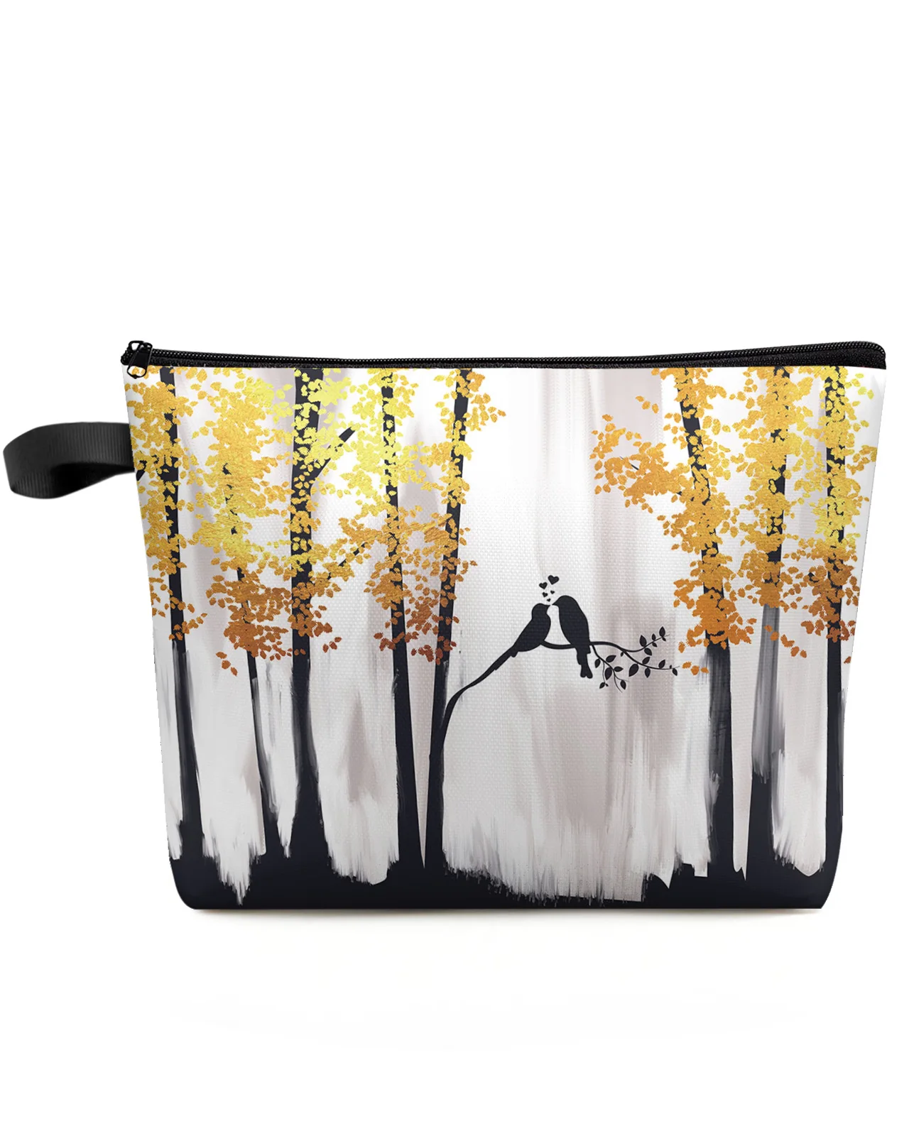 

Forest Tree Bird Cosmetic Bag Portable Makeup Pouch Women Waterproof Bathroom Washbag Multifunctional Toiletry Kit