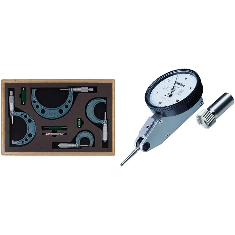 103-931 Outside Micrometer Set with Standards, 0-4