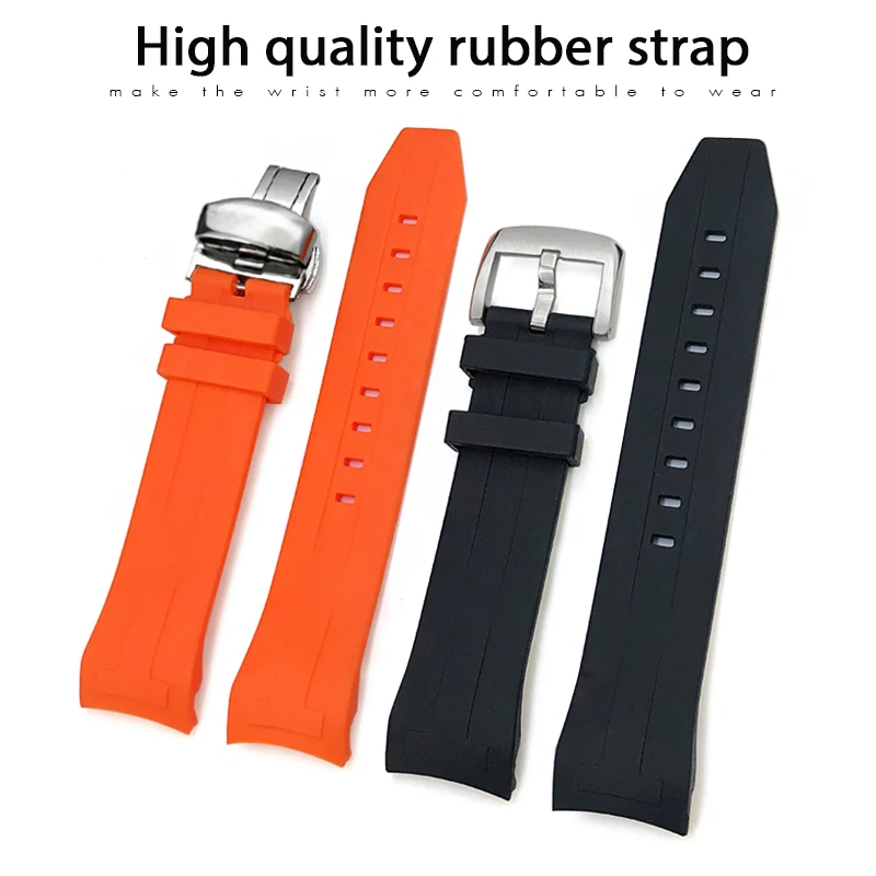 21mm 22mm Soft Rubber Silicone Watchband Fit for Tissot T120 Seastar T120407 T120417 Waterproof Sport Diving Watch Strap Tools