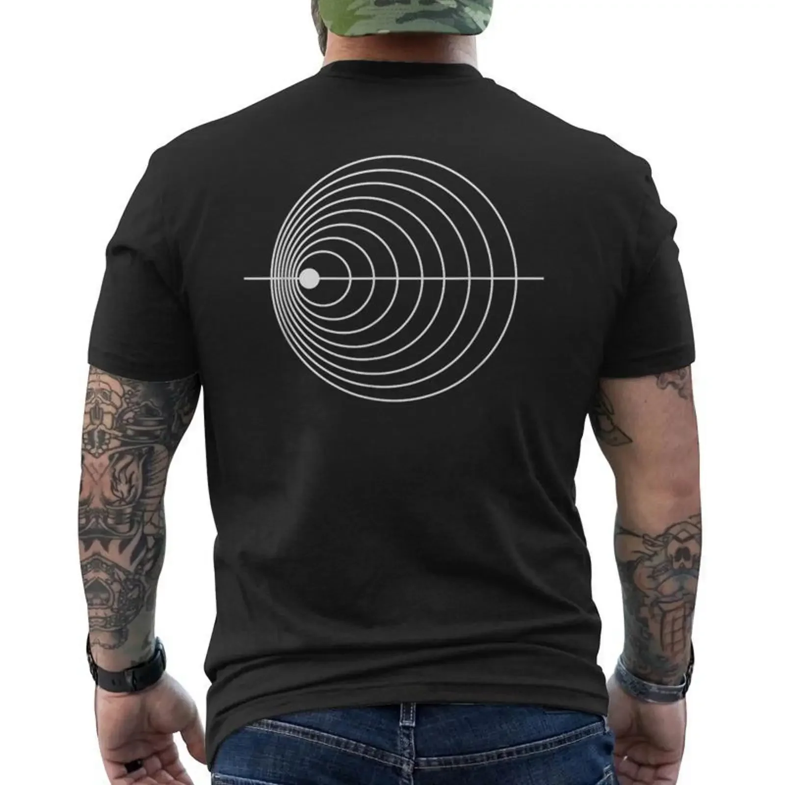 Drôle Physics Doppler Effect Costume T shirt imprimé au dos Cadeauxyz vintage Washed Soft Breathable Casual Unisex Versatile