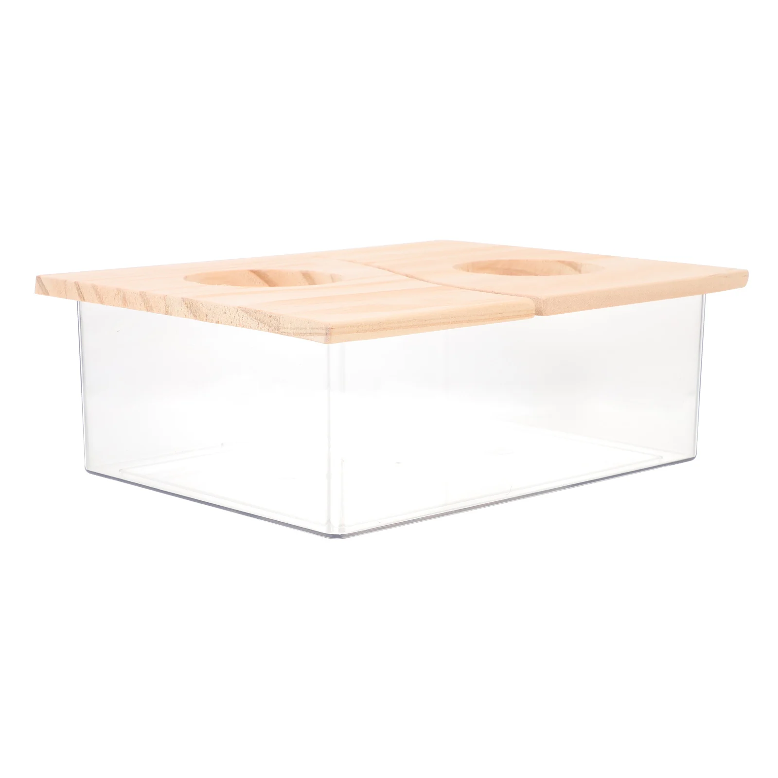 

Bathroom Bath Container Small Pet Sand Box Anti-Splashing Odorless Pet Sand Basin Litter Box Toilet Acrylic Bathtub Small