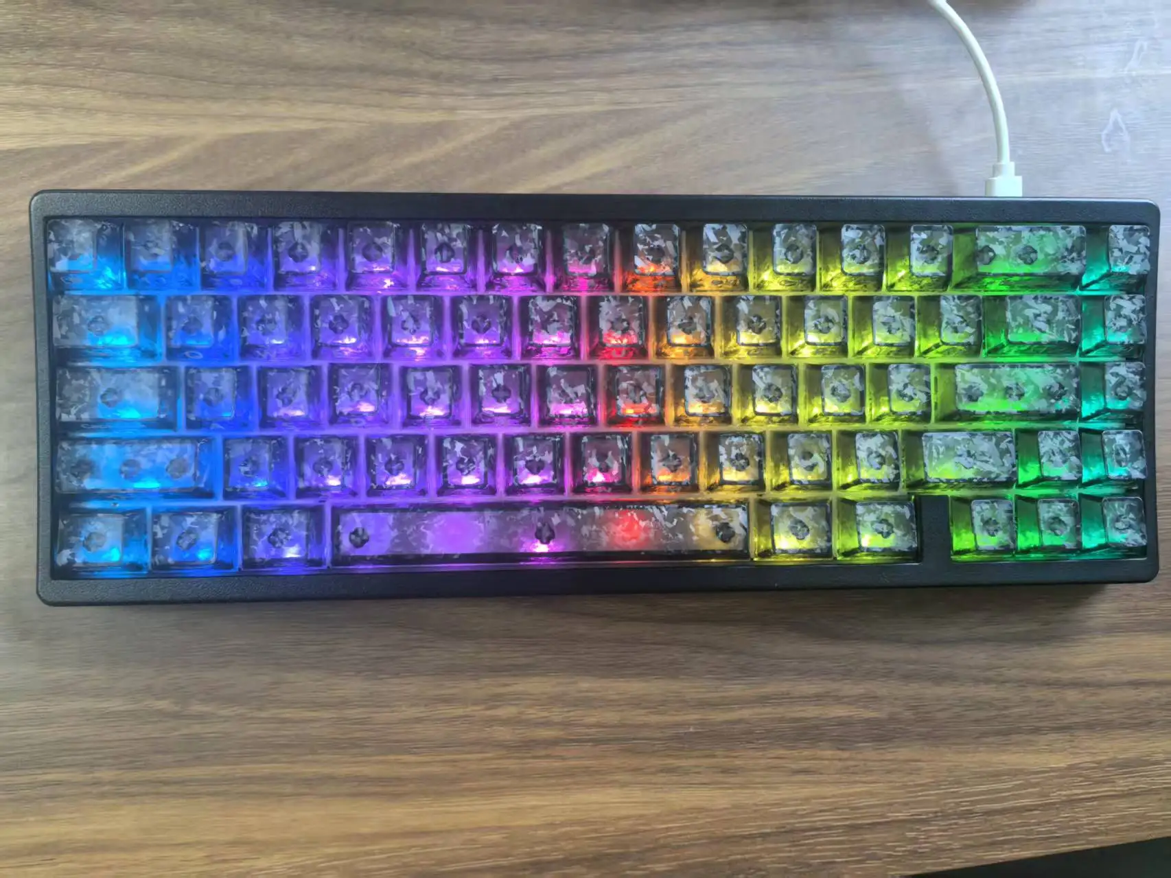 XVX M67 JadeStone メカニカルキーボード IMD-Techキーキャップ搭載